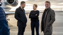 Von links: Dänemarks Regierungschef Jens-Frederik Nielsen, Dänemarks Premierministerin Mette ...