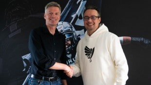 Raiders-Manager Ulz Däuber holte Erfolgstrainer Shuan Fatah (r.) zurück.