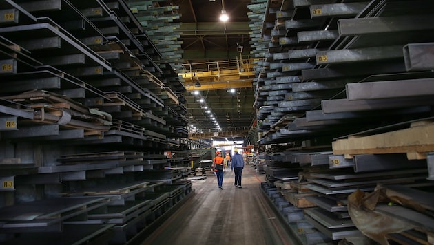 Die Absatzzahlen bei Voestalpine Böhler Bleche in Mürzzuschlag sind zuletzt eingebrochen.