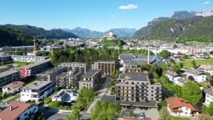 Der Clarapark besteht aus insgesamt sieben Baukörpern, wie die Animation zeigt.