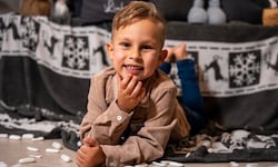 Der siebenjährige Jakob ist ein wahrer Sonnenschein.
