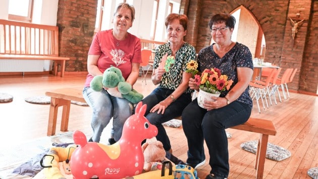 Im Schnitt besuchen jede Woche 15 Mütter die Eltern-Kind-Gruppe in Poggersdorf, die Anne-Marie ...