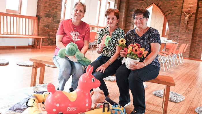 Im Schnitt besuchen jede Woche 15 Mütter die Eltern-Kind-Gruppe in Poggersdorf, die Anne-Marie ...