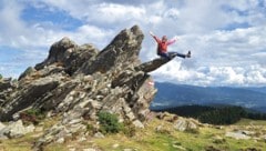 Nur eines von vielen lohnenden Fotomotiven ist diese bizarre Felsformation.