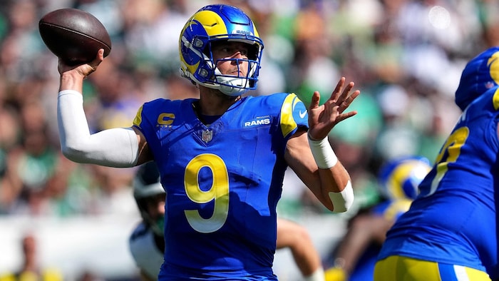 Matthew Stafford bei der Arbeit