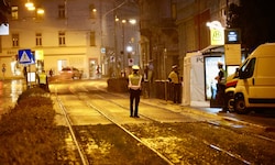Die Unfallstelle in der Conrad-von-Hötzendorf-Straße 