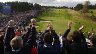 Beim Ryder Cup geht es immer hoch her. Da fallen die sonstigen Etikette des Golfsports.