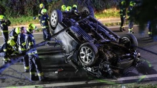 Das Fahrzeug überschlug sich mehrmals.