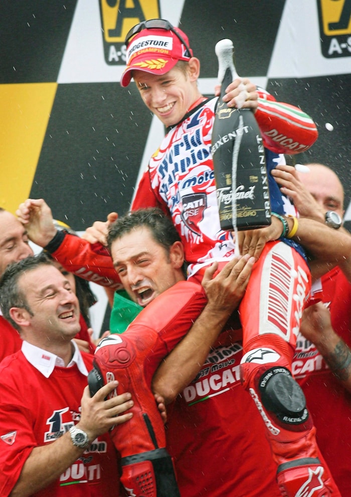 Casey Stoner holte 2007 seinen ersten Gesamtsieg am 23. September.