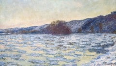 Claude Monet, Eisschollen im Dämmerlicht, 1893