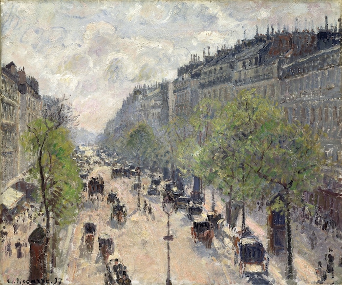 Camille Pissarro, Boulevard Montmartre, Frühling, 1897