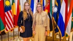 Königin Máxima und Kronprinzessin Amalia Seite an Seite bei der UNO-Generalversammlung in New ...