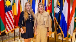 Königin Máxima und Kronprinzessin Amalia Seite an Seite bei der UNO-Generalversammlung in New ...