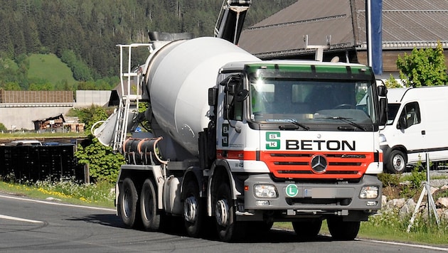 Ein Betonmischer der SSK