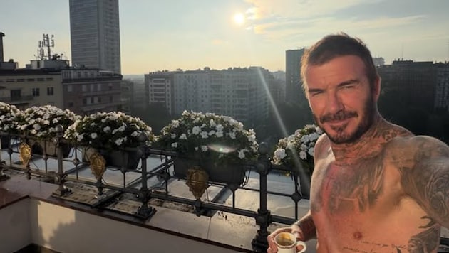 David Beckham schickte seinen Followern Grüße aus Mailand – und sorgte damit für große ...