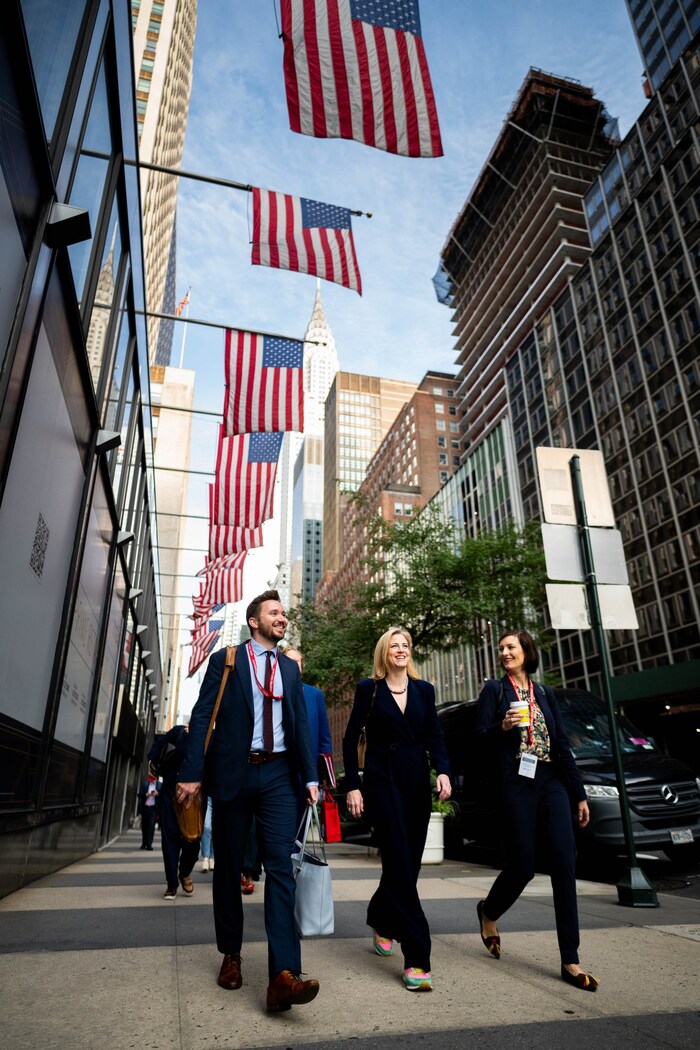 Die Außenministerin weilt aktuell in New York City.