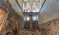 Aktuell arbeiten die Archäologen in der gotischen Kapelle der Grazer Burg.