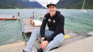 Raphael Haaser dahoam am Achensee.