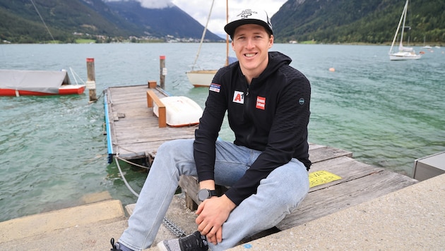 Raphael Haaser dahoam am Achensee.