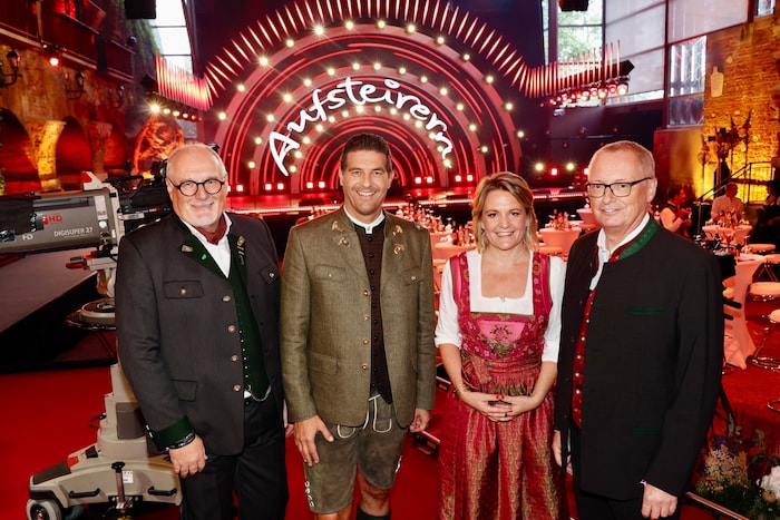 ORF-Landesdirektor Gerhard Koch, Norbert Oberhauser, Stefanie Groiss- Horowitz, ...