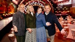 Giuseppe und Astrid Perna sowie Alexandra und Markus Lientscher (v.li) von Ivents zeichnen für ...