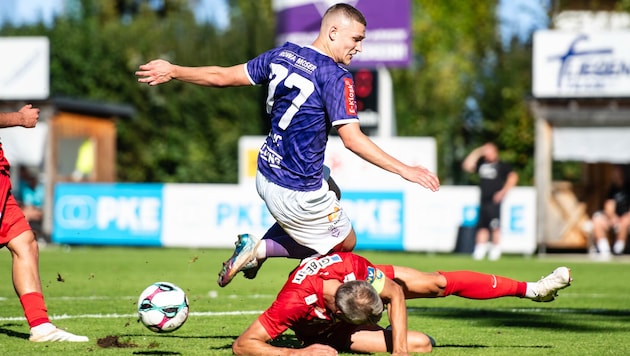Dario Bijelic und Austria Salzburg haben die beiden vergangenen Spiele jeweils nach Führung ...