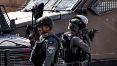 Israelische Sicherheitskräfte im besetzten Westjordanland