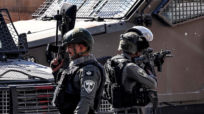 Israelische Sicherheitskräfte im besetzten Westjordanland