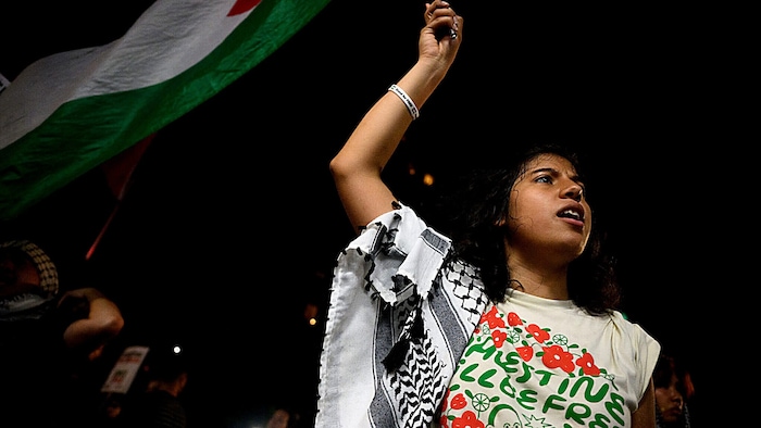 In New York wird bereits gegen Benjamin Netanyahu und den Gaza-Krieg protestiert. Während der ...