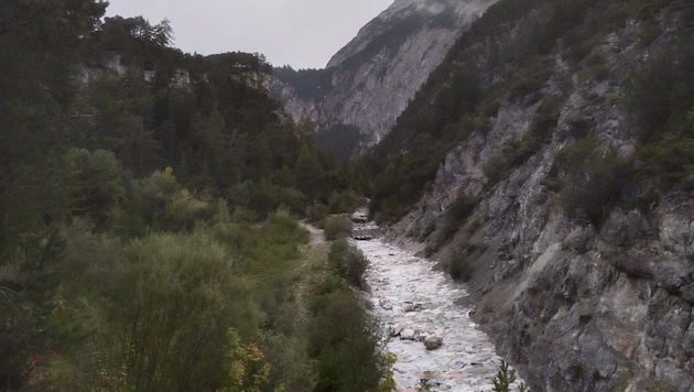 In der Arzbergklamm in Telfs kam es zu dem Drama.