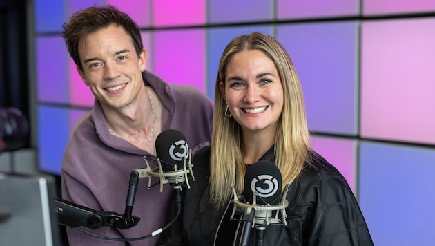 Philipp Hansa und Gabi Hiller sind nicht nur im Ö3-Studio unzertrennlich, sondern auch privat ...