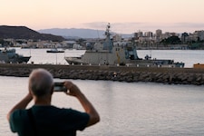 Das Hochsee-Patrouillenboot Furor ist auf dem Weg zur Gaza-Hilfsflotte.