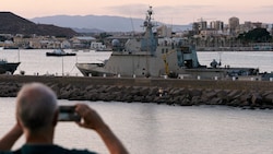Das Hochsee-Patrouillenboot Furor ist auf dem Weg zur Gaza-Hilfsflotte.