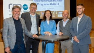 Das Team (v.li.): Dietmar Ruggenthaler, Christian Stampfer, Bettina Heinricher, Stefan ...