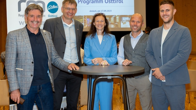 Das Team (v.li.): Dietmar Ruggenthaler, Christian Stampfer, Bettina Heinricher, Stefan ...