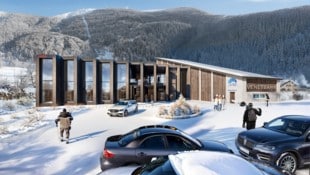 So soll die neue Talstation in gut einem Jahr aussehen