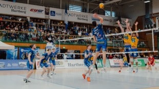Die letzten Duelle zwischen Hartberg (in Blau) und Aich/Dob zogen viele Fans an.