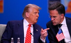Donald Trum und Mark Rutte (re.) stehen auf derselben Seite im NATO-Bündnis.