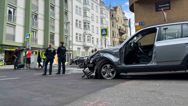 Der Mann wurde beim Verkehrsunfall verletzt