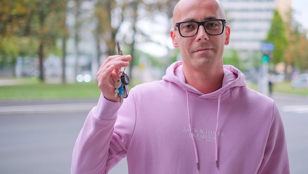 Dominik Grünbart hat so seine Probleme wegen eines Wohnungsschlosses.