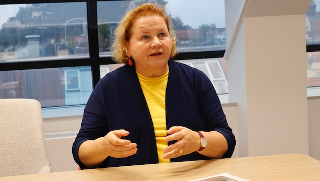 Ministerin Korinna Schumann (SPÖ) im „Krone“-Interview