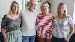 Evelin und Josef Grünwald haben Doris (re.) adoptiert. Dies wurde notwendig, als 2012 ans Licht ...