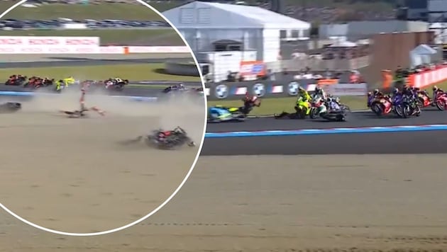 Jorge Martin verletzte sich beim Sturz in Motegi.