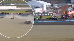 Jorge Martin verletzte sich beim Sturz in Motegi.