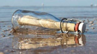 Sie lag jahrelang im Regal, mithilfe moderner KI-Tools konnte der Finder einer Flaschenpost auf ...