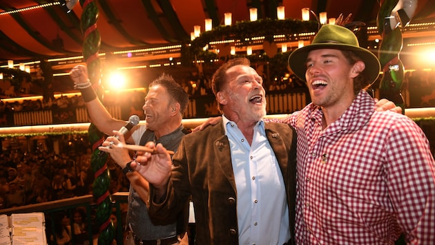 Arnold Schwarzenegger mit Sohn Christopher