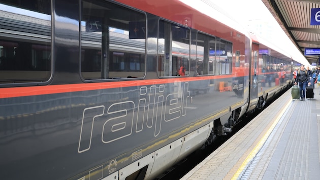 Die Weiterfahrt des Zuges verzögerte sich.