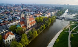 Die Isar fließt auf knapp 14 Kilometern durch München. (Symbolbild)