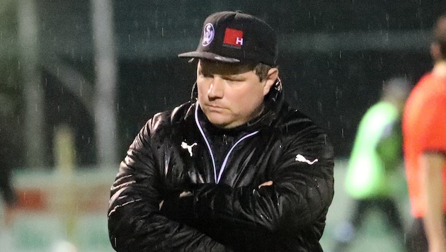 Trotz Auswärtssieg bedient: Schwarzach-Trainer Mario Krimbacher