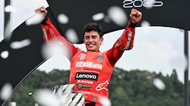 Marc Marquez krönte sich in Motegi zum Weltmeister.